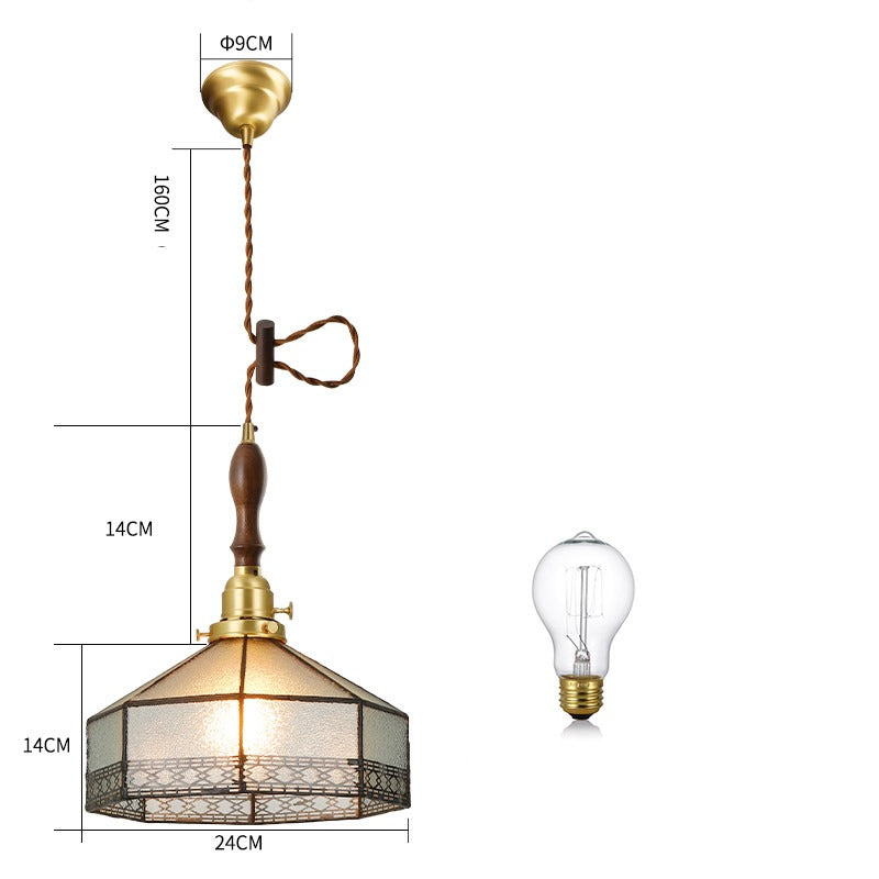 Tiffany – Handgefertigte Glas-Pendelleuchte