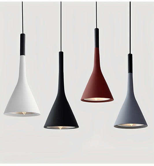 Arashi – Moderne Aluminium-Horn-Hängelampe