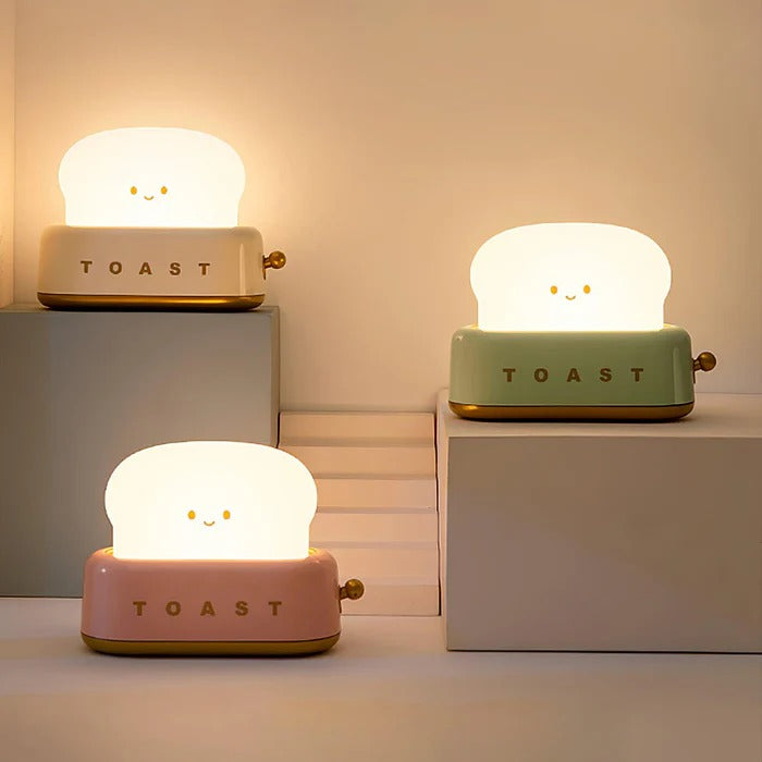 Tosta – Tragbare Tischlampe im Toaster-Design mit Akku & Dimmerfunktion
