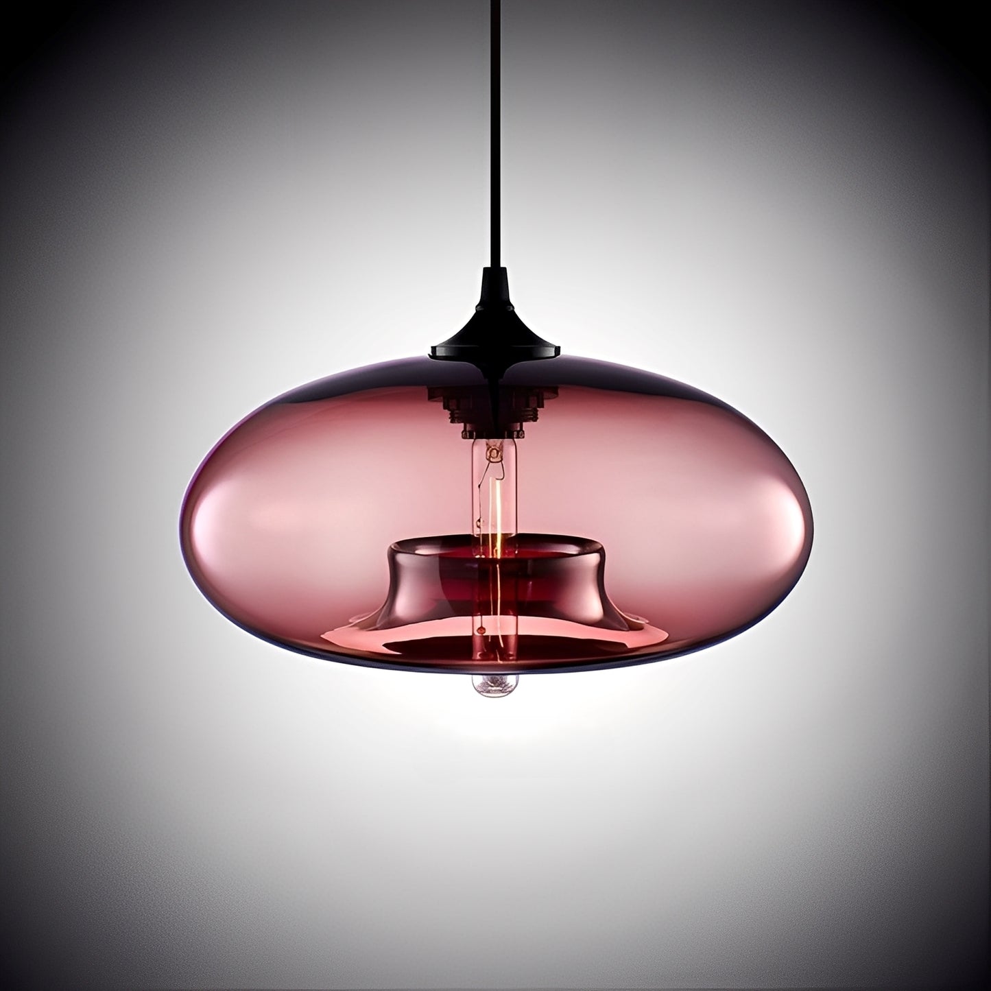 Elias – Nordische Glas-Pendelleuchte im Loft-Stil