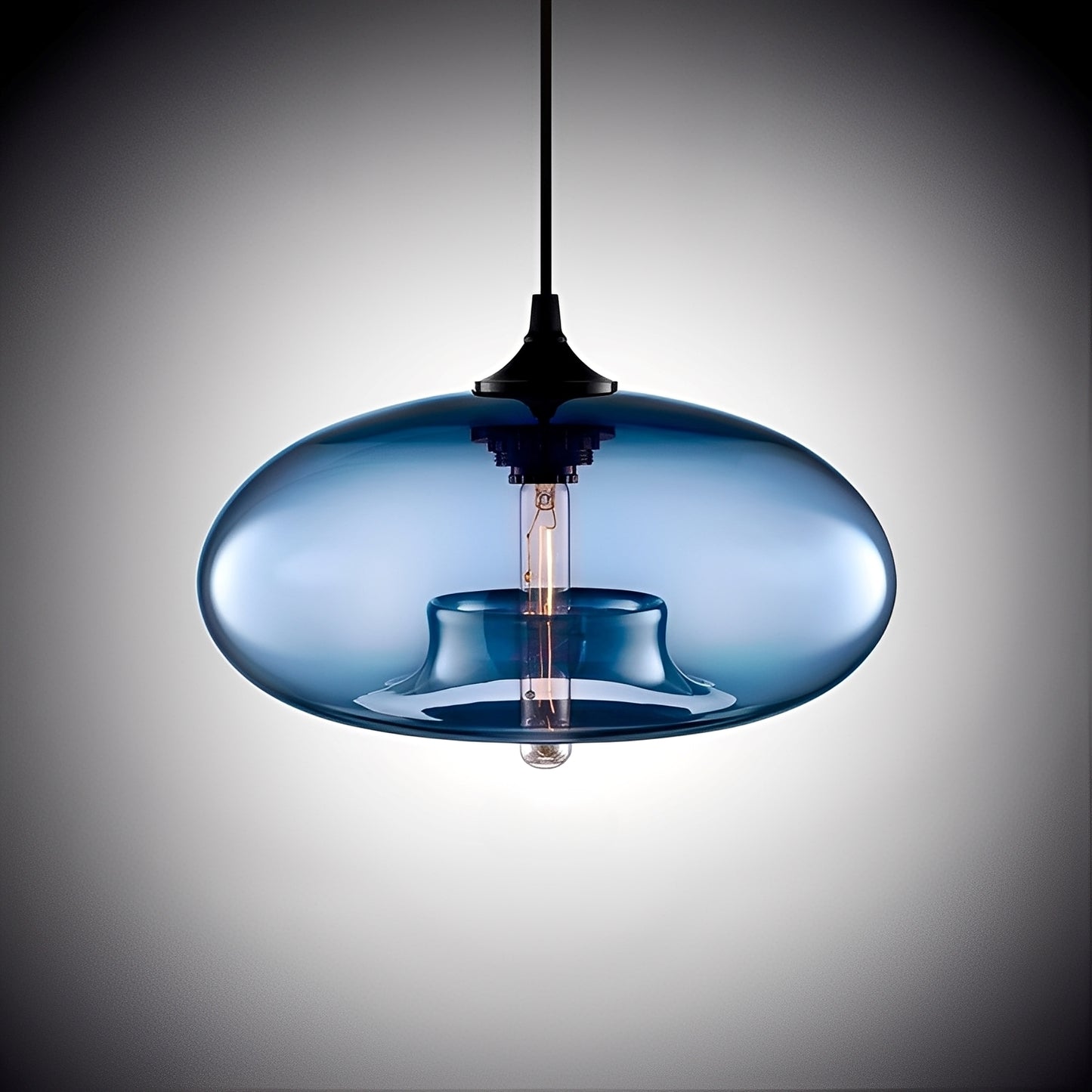 Elias – Nordische Glas-Pendelleuchte im Loft-Stil
