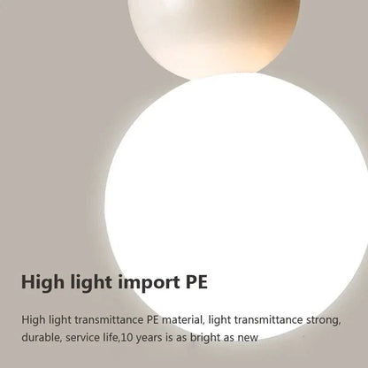 Moderne Globe Nachttischleuchte im Kugeldesign