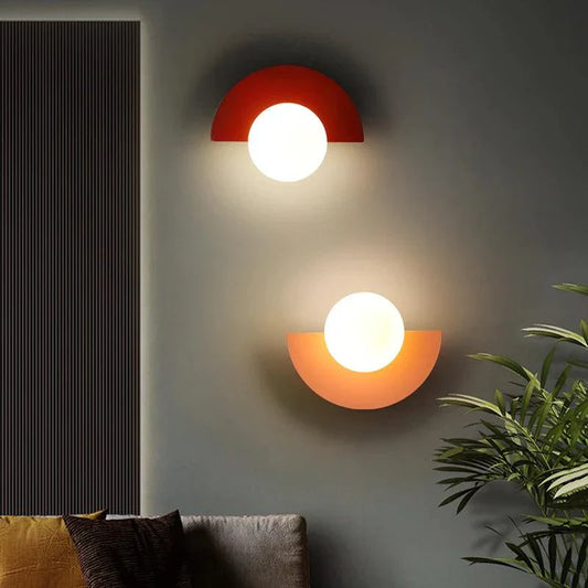 Nordische Mondwandlampe