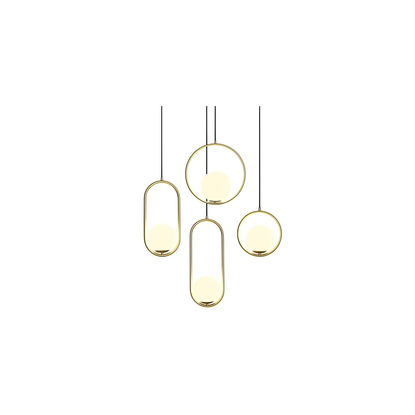 Lumi – Runde Nordic-Deckenleuchte im Magic-Bean-Design
