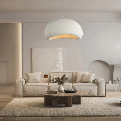 WabiGlow – Japanische Hängelampe im minimalistischen Wabi-Sabi Stil