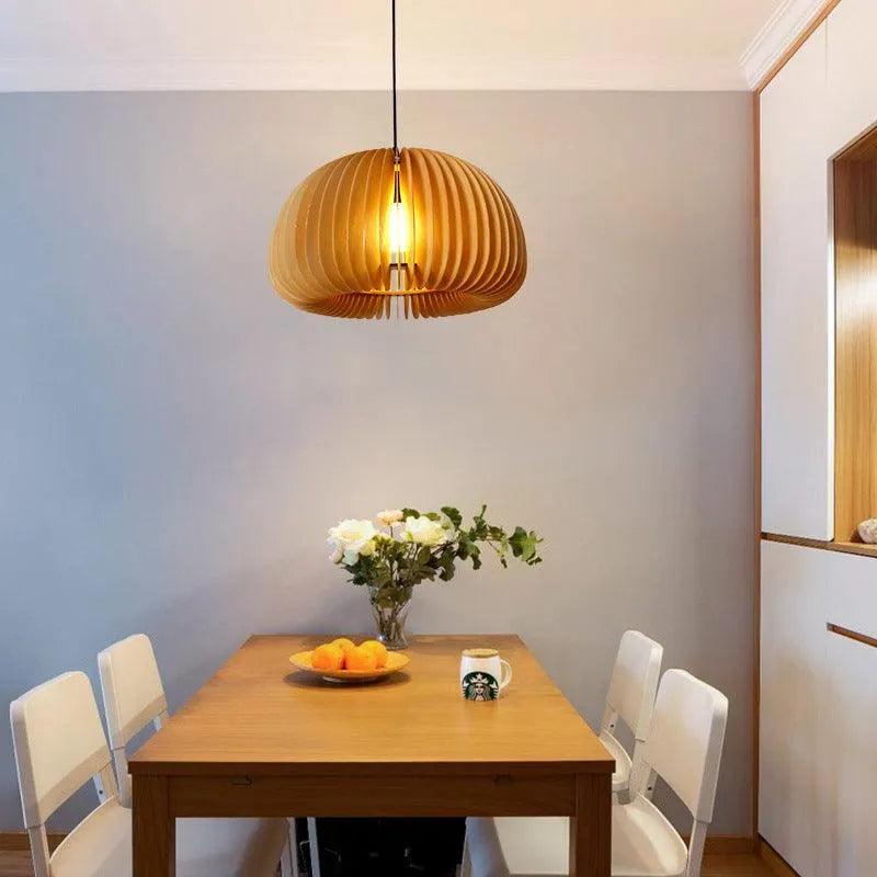 Itsuki – Japanischer Holz-Kronleuchter im Zen-Stil