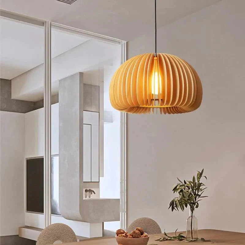 Itsuki – Japanischer Holz-Kronleuchter im Zen-Stil
