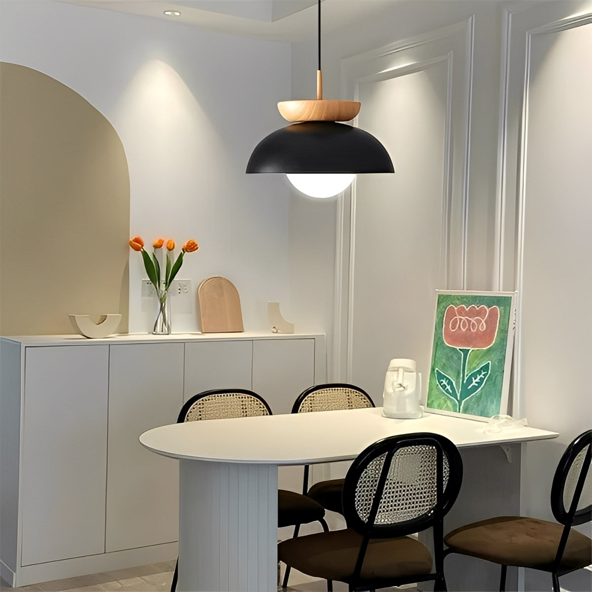 Haru – Moderne Deckenleuchte aus Eisen