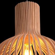 Japanischer Retro-Kronleuchter aus Holz