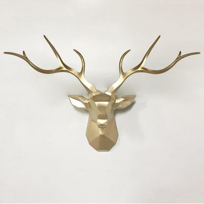 3D Löwenkopf-Wandhaken im modernen Safari-Stil