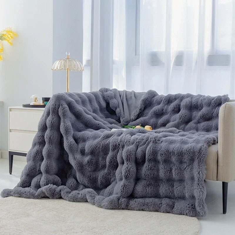 Nobi – Flauschige Bubble-Decke aus Flanell