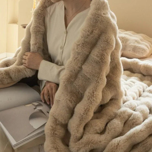 Nobi – Flauschige Bubble-Decke aus Flanell