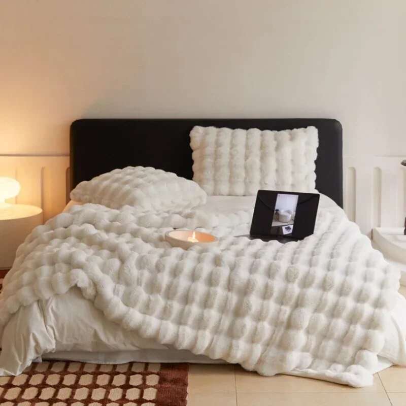 Nobi – Flauschige Bubble-Decke aus Flanell