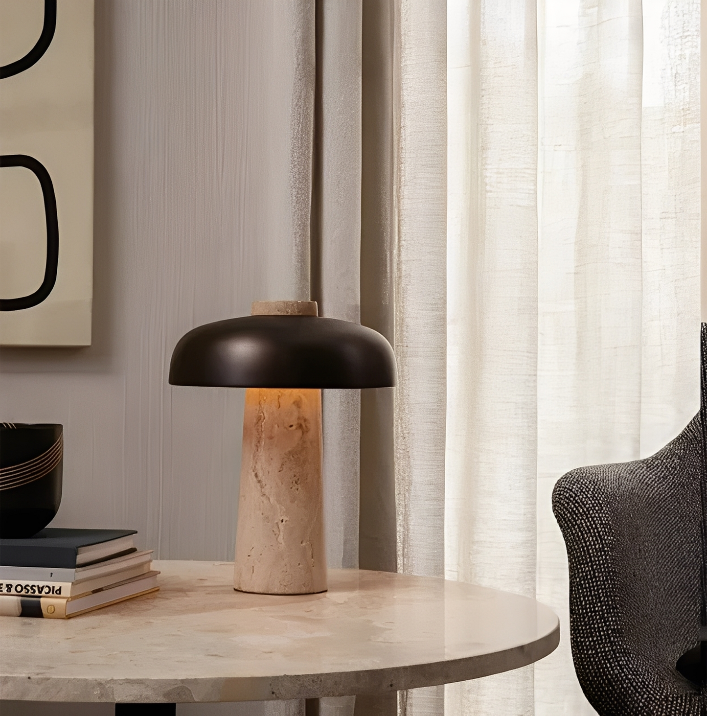 Travis – Natürliche Tischlampe