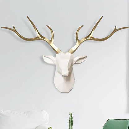 3D Löwenkopf-Wandhaken im modernen Safari-Stil