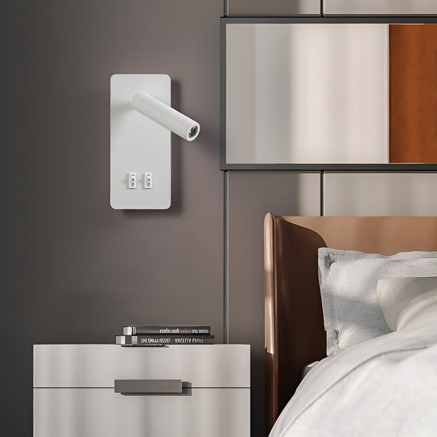 FlexTube Wall – Drehbare Eisen-Wandleuchte in schlichter Optik